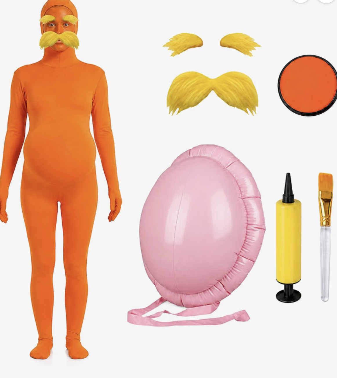 All-In-One Orange Cosplay Jumpsuit Costume Kit